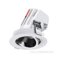 Square adjustable ceiling light recessed movable downlight